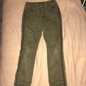 Army Green Jeans